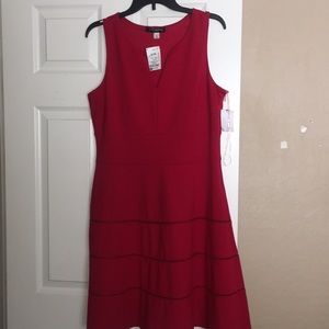 Red short dress
